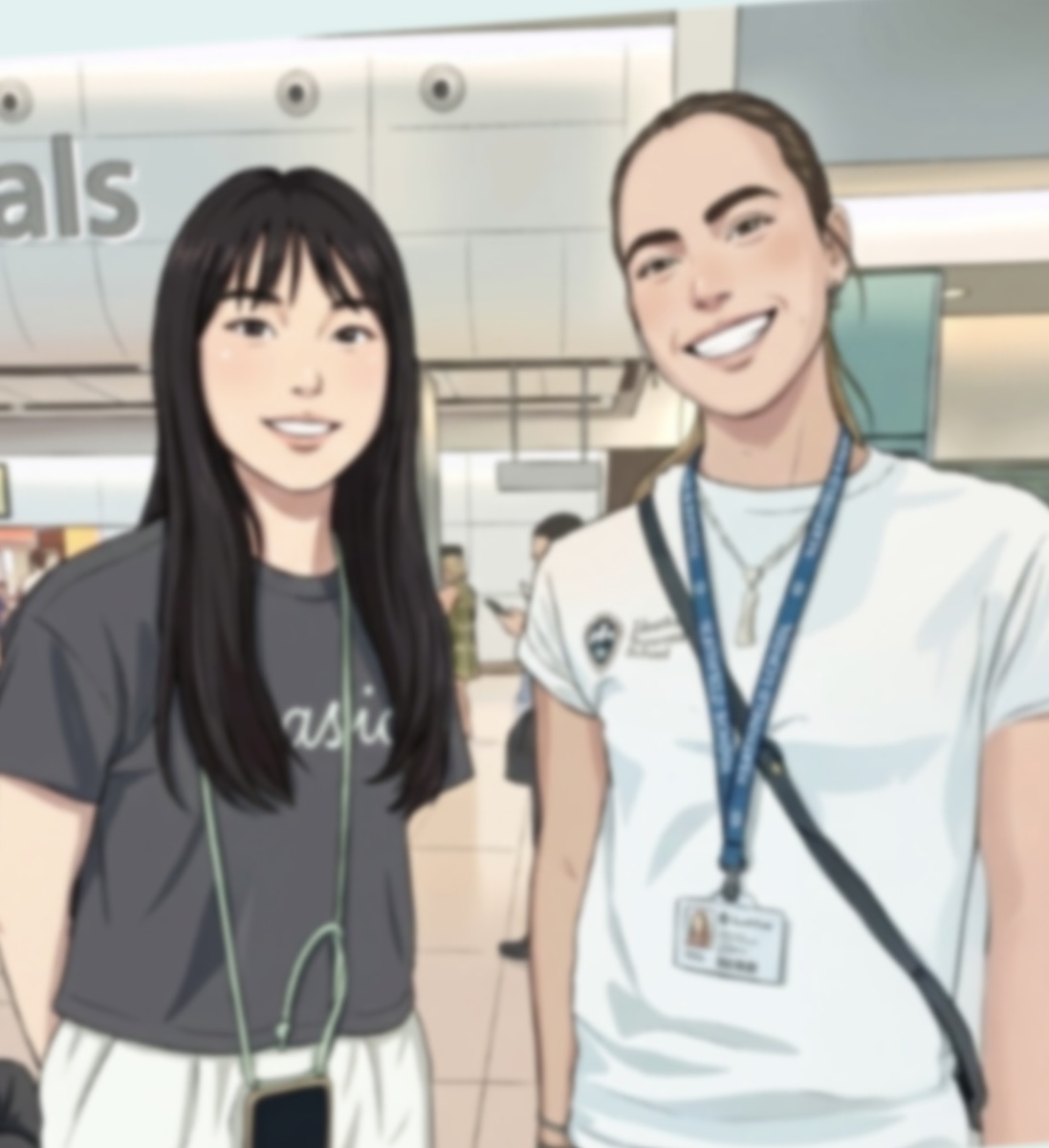 イギリスサマースクール｜空港での学校スタッフによるお迎え